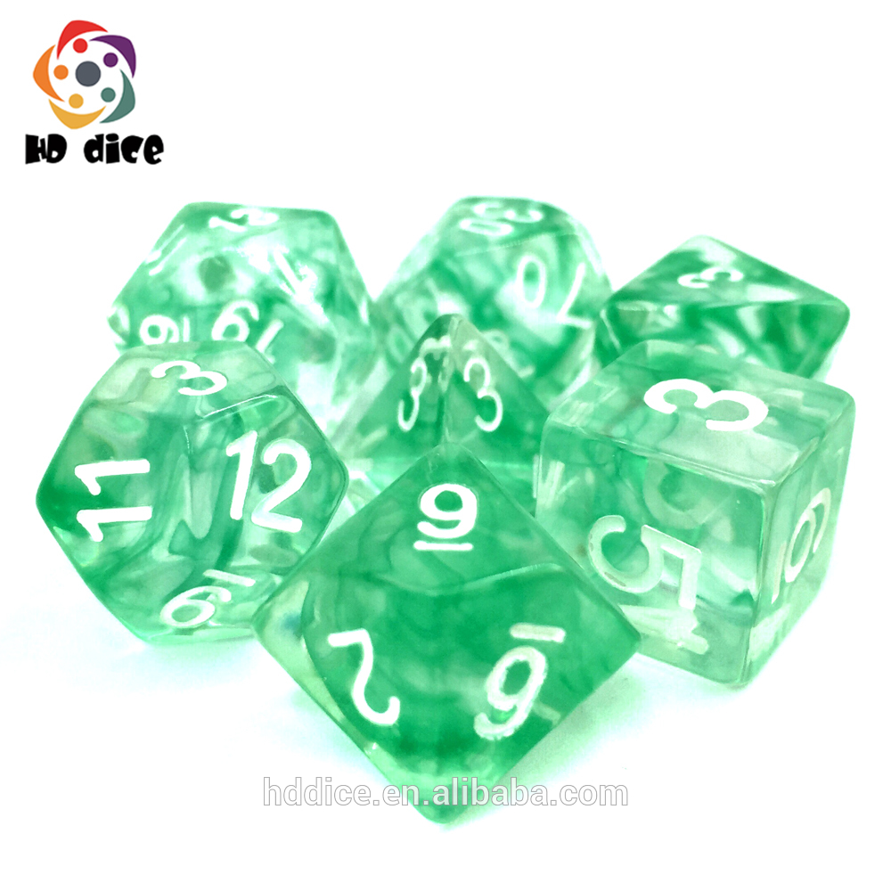 Nebula Green w/White 7D set