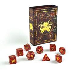 Elder Dice Set Cthulhu Poly Red (9)