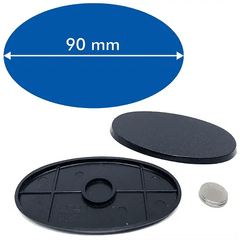 Cobalt Keep: Oval 90mm Base with Magnets
