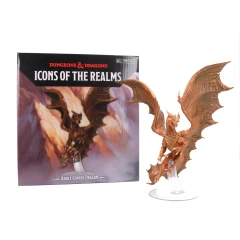 Icons of the Realms - Adult Copper Dragon - Prepainted