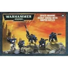 Space Marine Scouts w/ Sniper Rifles