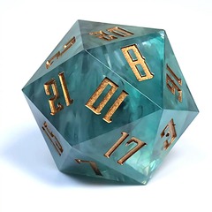 Dice: Mega 55MM- Tidal Wave 55mm D20