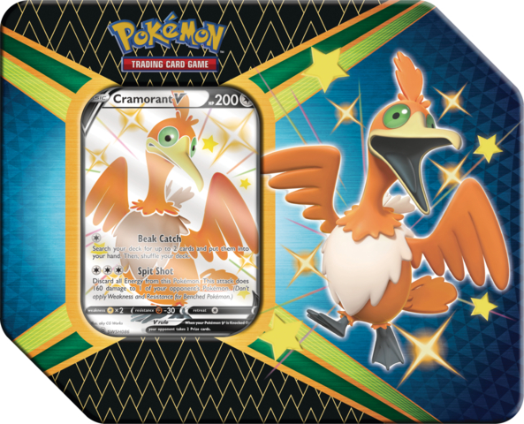 Pokemon Shining Fates: Cramorant V Tin