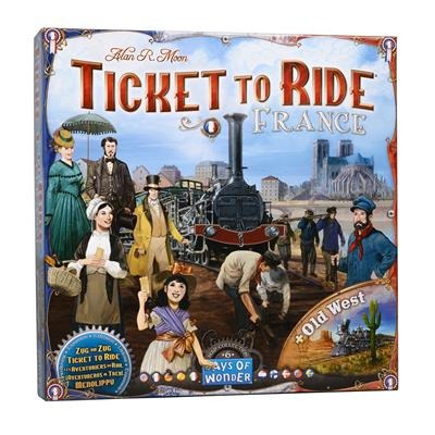 Ticket to Ride: France-Old West Map 6 dow7228