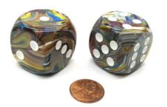 CHXDF3060 30mm d6 Festive: Carousel/White