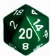 CHXXQ2005 34mm 1d20 Opaque Green/White