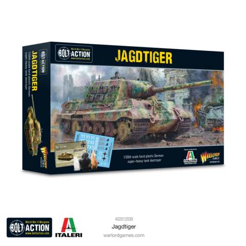 Bolt Action Jagdtiger Plastic Tank
