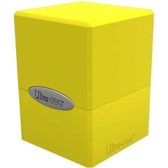 UPR15592: Deckbox: Satin Cube 100+ Solid - Yellow, Lemon