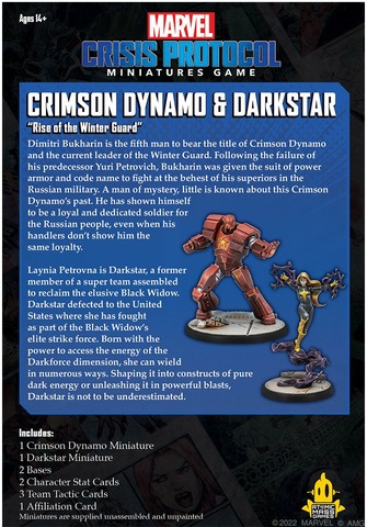 CP88EN Marvel: Crisis Protocol - Crimson Dynamo & Dark Star