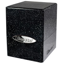 Deckbox: Satin Cube 100+ Glitter Black UPR15886