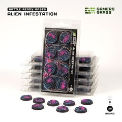 Battle Ready Bases: Alien Infestation- Round 28mm (x8)