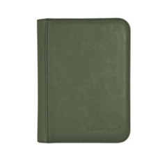 Pro Binder Premium Zippered 4 Pocket Suede Collection Emerald