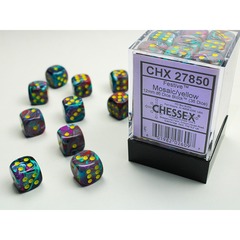 CHX27850: 12mm 36d6 Festive: Mosaic/Yellow