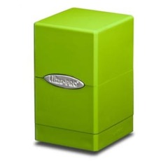 Deckbox: Satin Tower 100+ Solid Lime Green UPR84179