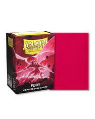 Dragon Shield Box of 100 in  Matte Fury 'Alaric, Crimson King ATMDSH15055