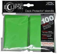 Deck Protectors: Pro-Matte Eclipse Lime Green 100 count UPR15618