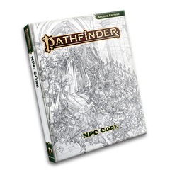 Pathfinder RPG, 2e: NPC Core, Sketch Cover