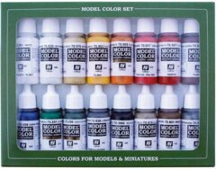 VAL70149: Model Color Set: Napoleonic Colors French & British 1789-1815 (16 Model Color Paints) 17ml