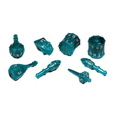 PolyHero Bard 8 Dice Set Telltale Teal Item No. PHD2346
