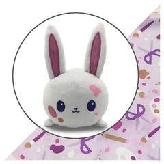 Plushie Tote Bag: Light Purple Crafting Tote Bag + White Crafting Bunny Plushie TET 6081-TY-564