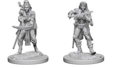 72611 - Pathfinder Battles Unpainted Minis - Elf Female Bard