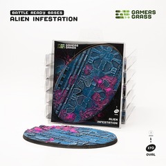 Battle Ready Bases: Alien Infestation- Oval 170mm (x1)