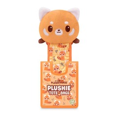 Plushie Tote Bag: Orange Ramen Tote Bag + Orange Shiba Inu Plushie TET 6081-TY-544