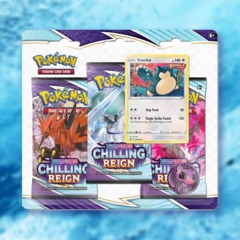 Pokemon Chilling Reign 3 Booster Blister Snorlax