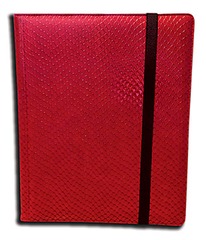 Binder - 9 Pkt Dragon Hide Red