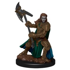 wzk93026 Pathfinder Battles : Premium Painted Figure - w4 half-orc female fighter