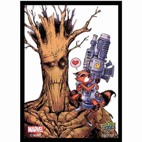 Marvel Card Sleeves: Rocket and Groot