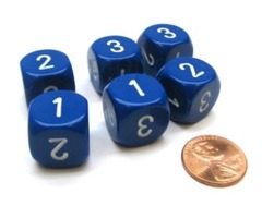 CHXXQ0306 16mm 1d3 Blue / White