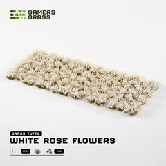 Gamers Grass Tufts: Flowers- White Rose Flowers