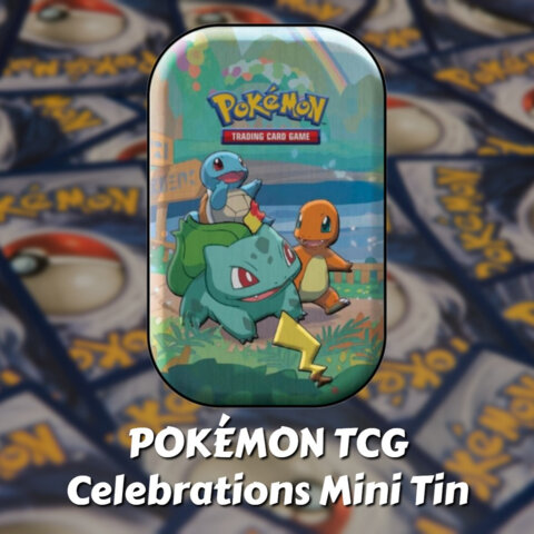 Pokemon Celebrations Mini Tin Kanto
