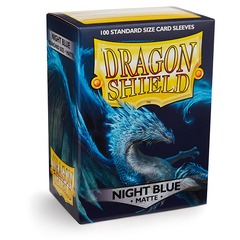 Dragon Shield Sleeves: Standard- Matte Night Blue (100 ct.) ATMDSH11042