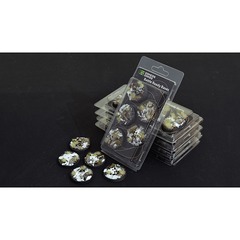 Battle Ready Bases: Winter- Round 40mm (x5) GGRBWR40
