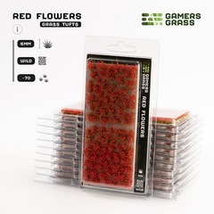 Gamers Grass Tufts: Tufts- Red Flowers- Wil