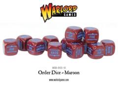 Bolt Action Orders Dice - Maroon 402616015