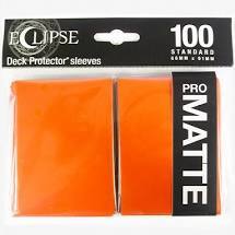 Deck Protectors: Pro-Matte Eclipse Pumpkin Orange 100 count