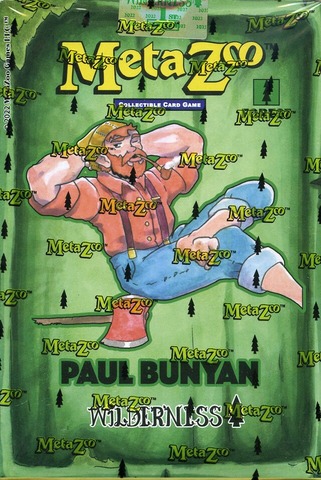 Metazoo Wilderness Paul Bunyan Theme Deck 1st Edition