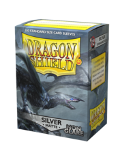 Dragon Shield Sleeves: Standard- Matte Non-Glare Silver (100 ct.)