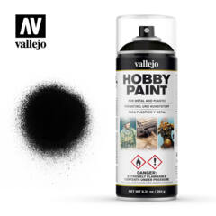 Aersol Hobby Paint Primer Basic Black VAL28012