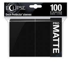 Deck Protectors: Pro-Matte Eclipse Jet Black 100 count