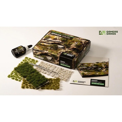 Gamers Grass Tufts: Tufts Starter Box- Green Grass