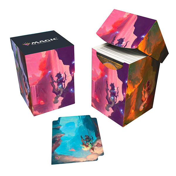 Bloomburrow - 100+ Deck Box - Red - Mountain