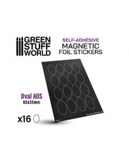 Oval Magnetic Sheets 60X35