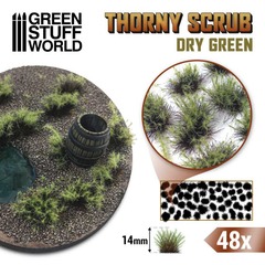 Thorny Scrub Dry Green