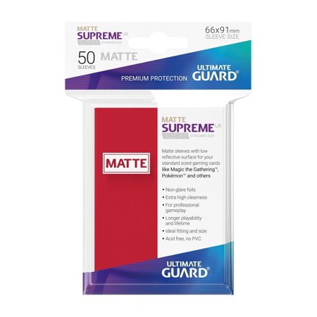 Ultimate Guard Matte Supreme Red