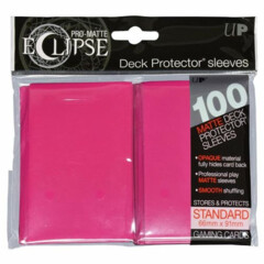 Deck Protectors: Pro-Matte Eclipse Hot Pink 100 count upr15621