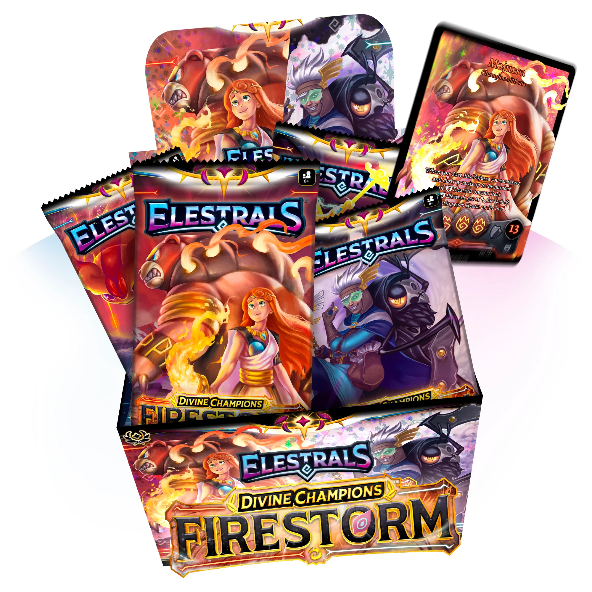 Elestrals Firestorm Booster Display